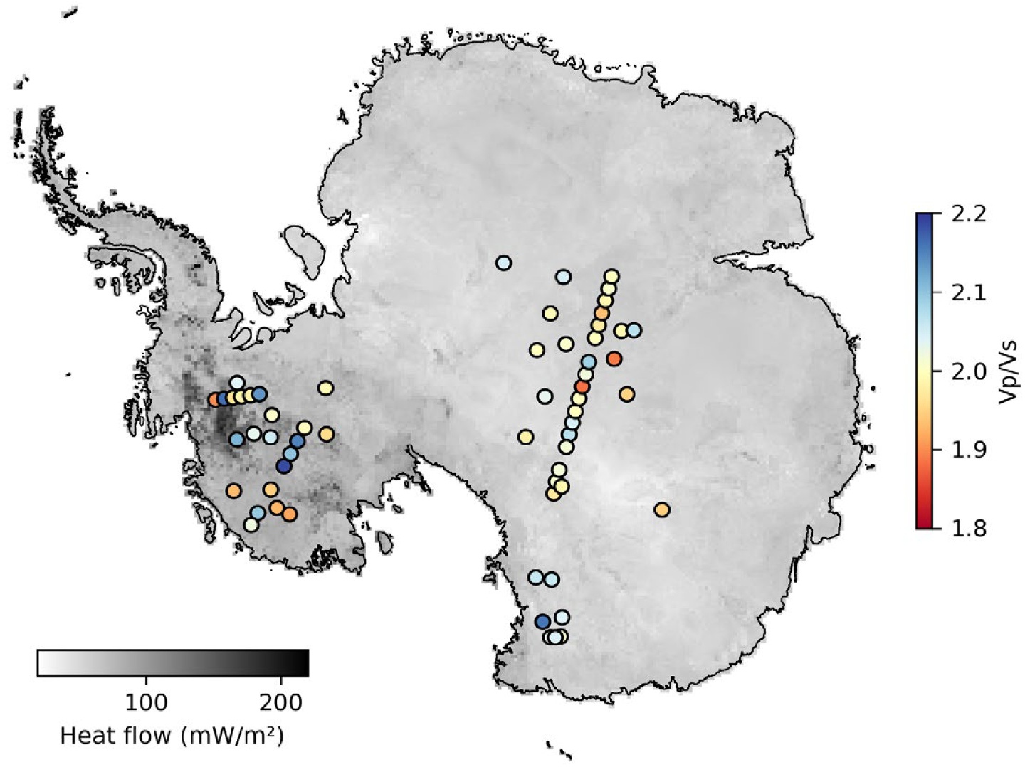 Antarctic Vp/Vs distribution derived from joint P- and S-wave coda autocorrelation